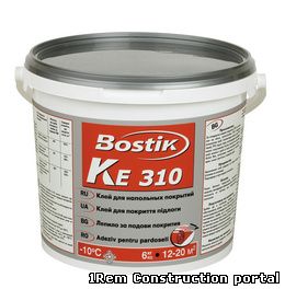 BOSTIK KE 310 Экономичный акриловый эмульсионный клей для напольных покрытий